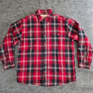 Red Head Red and Black Flannel Jacket